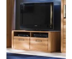 TV-Lowboard in Kernbuchefarben Schubladen