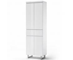 Schuhschrank in Hochglanz Weiß MDF