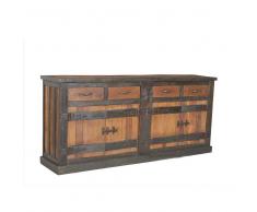 Sideboard aus Altholz Eisen beschlagen