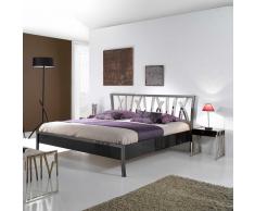 Designerbett aus Metall modern