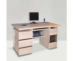 PC Schreibtisch in Eiche Sägerau modern