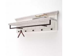 Massivholz Garderobe in Weiß Landhaus