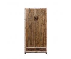Dielenschrank im Shabby Chic Design Kiefer Massivholz