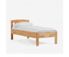 Komfortbett aus Kernbuche Massivholz geölt