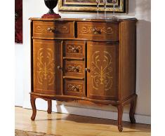 Kommode im Barock Style Nussbaum furniert