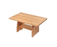 Couchtisch mit Kurbel Kernbuche Massivholz