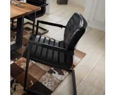 Schwingstuhl mit Armlehnen Loft Design (2er Set)