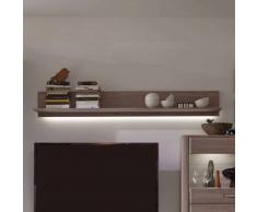 Wandregal in Eiche LED Beleuchtung