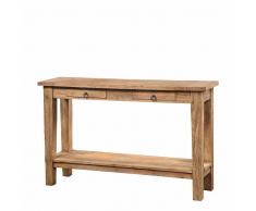 Flur Konsolentisch aus Teak Recyclingholz 140 cm