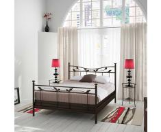 Bett im Landhausstil Metall