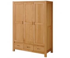 Kleiderschrank aus Eiche lackiert 140 cm breit