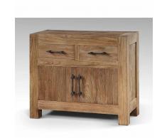 Flur Kommode aus Teak Recyclingholz 110 cm