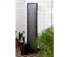 Metallschrank im Spind Design Schwarz