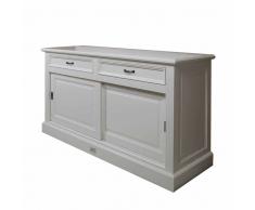 Wohnzimmer Sideboard miit Schiebetüren Weiß