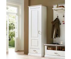 Garderobenschrank in Weiß skandinavischer Landhausstil