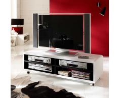 TV Rollwagen in Weiß 120 cm breit