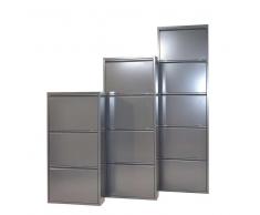 Schuhschrank in Anthrazit Klappen