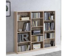 CD & DVD Regal in Eiche Sonoma 100 cm breit