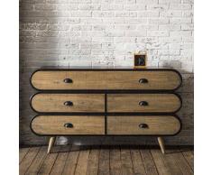Wohnzimmer Sideboard mit Schubladen Loft Style