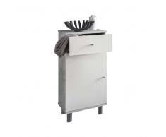 Bad Unterschrank in Grau Grau Beton Optik