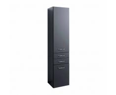 Bad Hochschrank in Grau 180 cm hoch