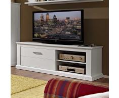 TV Board in Weiß 150 cm breit