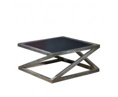 Sofatisch aus Eisen Grau Silber