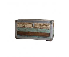 Aufbewahrungsbox in Bunt Holz Metall