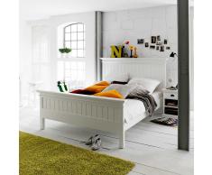 Komfortbett in Weiß Landhausstil