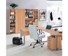 Büroregal mit Schubladen Buche hell