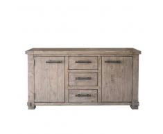 Sideboard aus Kiefer Recyclingholz Loft Design