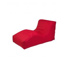 Sitzsack Lounge Liege in Rot Outdoor