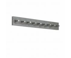 Hakenleiste aus Edelstahl 80 cm breit