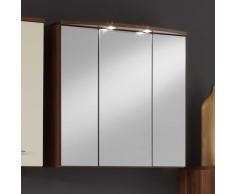 Spiegelschrank in Nussbaumfarben