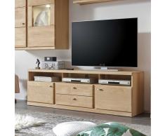 TV Board aus Wildeiche Bianco geölt 170 cm