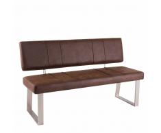 Polsterbank in Vintage Braun 140 cm