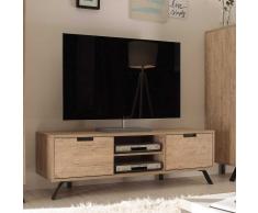TV Board im Retro Design Eiche