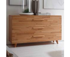 Schlafzimmer Sideboard aus Kernbuche Massivholz Schubladen