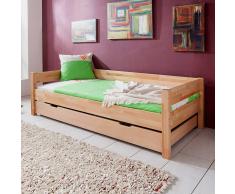 Kinderbett aus Buche Massivholz Gästebett