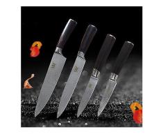 4 nbsp;Stücke nbsp;XYj nbsp;Küche nbsp;7Cr17 nbsp;Utility Chef Schneiden Edelstahl Messer Set Schäl Dienstprogramm Chef Schneiden Messer Farbe Holzgriff Kochen Messer Geschirr-Besteck