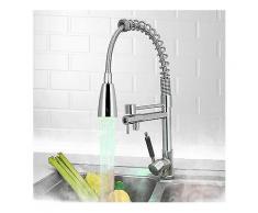 KCASA KC-LF56 LED Temperatursensor Hahn Zubehör Nr. Batterie Wasser Wasserhahn Glühen Chromate ABS-Zubehör