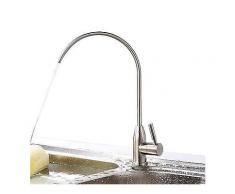 Einzelner nbsp;Handgriff-Trinkwasser-drehender nbsp;Hahn-kalter nbsp;Filter-Hahn-Edelstahl nbsp;304 nbsp;schließen Wasser-Reinigungsapparat 2 Punkt-Rohr-Hahn an-Küche-Wasserhahn