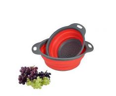 Ablagekorb nbsp;Faltbare nbsp;Colander nbsp;Obst nbsp;Gemüse nbsp;Waschen Filter Sieb Faltbare Abtropffläche Mit Griff Küche Organizer-Schlanders Essen Siebe
