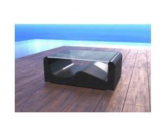 Rattan Tisch WAVE