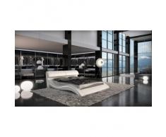 Design Polsterbett AZURE mit LED Beleuchtung