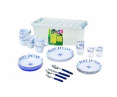 Brunner All Inclusive Geschirr-Set blue ocean 2018 Koch- & Geschirrsets