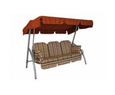 Deluxe Hollywoodschaukel (3-Sitzer) Design Turin