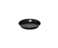 SCHNEIDER Pizzablech aus Blaublech, rund, Temperatur bis + 500° C, Materialstärke: 0,75 mm, Durchmesser: 260 mm, Höhe: 25 mm