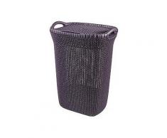 CURVER Wäschebox KNIT, Füllmenge: 57 Liter, Maße: 45,2 x 34,1 x 61,4 cm (L x T x H), Farbe: twilight purple