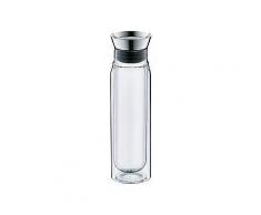 Alfi Glaskaraffe flowMotion, doppelwandig, Aus besonders stabilem Borosilikatglas, Fassungsvermögen: 750 ml